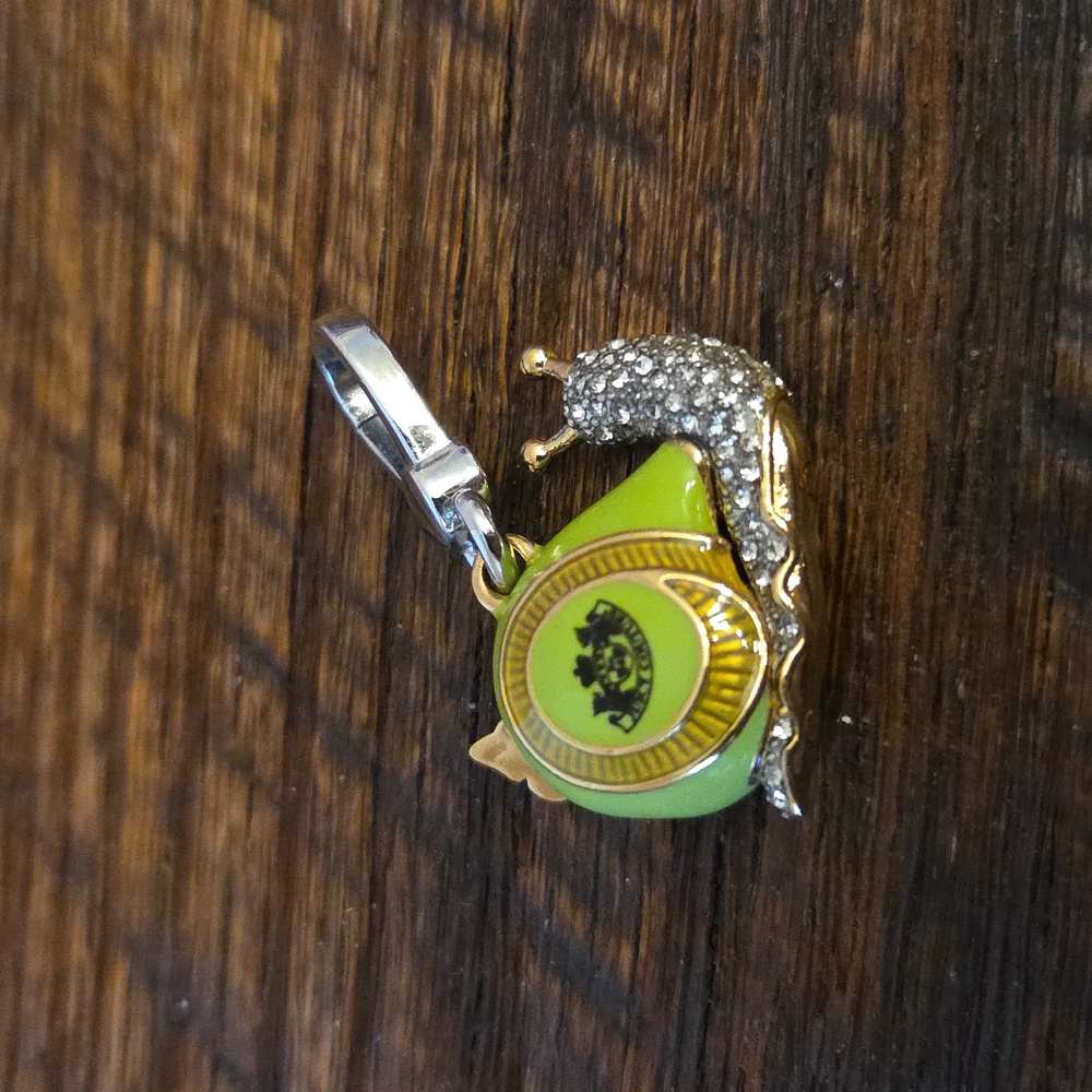 Juicy Couture Pave Crystal Snail Charm - Picture 2 of 2